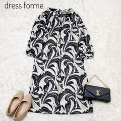 ✨美品✨ dress forme ドレスフォルム　総柄ワンピース　サイズ2