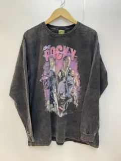 back number バンドTシャツ 邦ロック 長袖 フェード感 グレー L - メルカリ