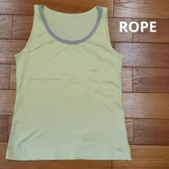 【美品】ROPE　ライムイエロー　タンクトップ　シルバー　ゴールド　インナーのサムネイル