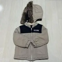 西松屋 ジャケット 冬 95cm コート アウター フード取外し可 暴風 ベビー