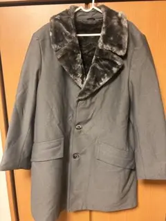 グレー ロングコート シアーズ 70s ギャングコート ヴィンテージ SEARS