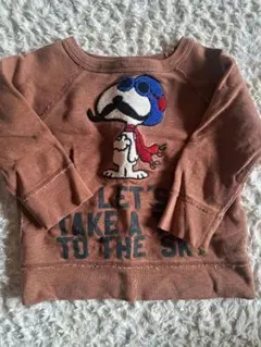 DENIMDUNGAREE デニムダンガリー スヌーピー トレーナー 90センチ