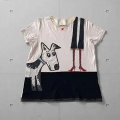 【人気】アルベロベロ 犬モチーフ 半袖デザインTシャツ 日本製のサムネイル
