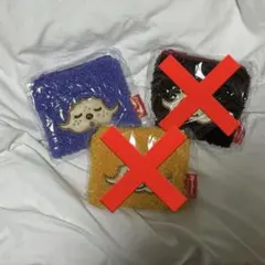 Monchhichi もこもこスクエアポーチ カラフルバージョン パープル