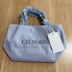 【新品・未使用】CELFORD フリルラメ刺繍トートバッグ smallのサムネイル