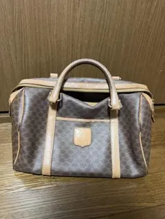 CELINE セリーヌ　ミニボストン ハンドバッグ　マカダム柄