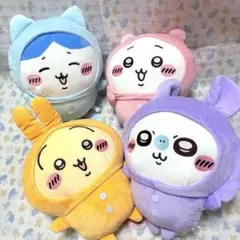 ちいかわ パジャマパーティーズ BIGぬいぐるみ 4種 セット　モモンガ　うさぎ