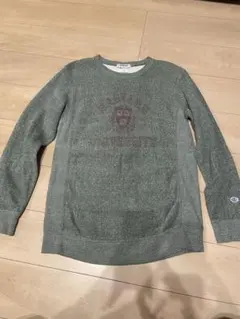 Champion リバースウィーヴ　復刻３連ハーバードスウェットXL グレー