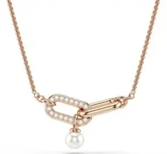 正規品　SWAROVSKI パール付きネックレス　渡辺翔太さん着用　新品　箱付きのサムネイル