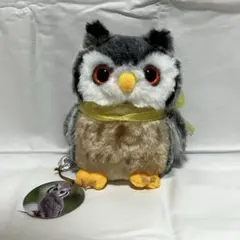 オオイケ OIKE 昭和レトロ ぬいぐるみ フクロウ 梟 キーホルダー