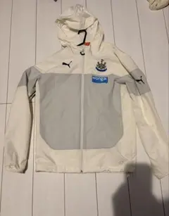 Puma ナイロンジャケットニューカッスル ホワイト/グレー