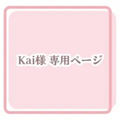 Kai様専用ページ