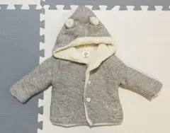 baby GAP くま耳フード付きアウター グレー