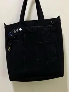 ハンドメイド　デニムバッグ　大容量　キャンバストートバッグ　リメイク　a7