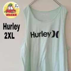 USA古着 Hurley タンクトップ　ライトグリーン 2XLのサムネイル