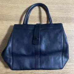 CHANEL シャネル　ハンドバッグ　バッグ　レザーバッグ　ブラック　ココマーク
