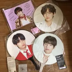 BTS テテ　V テヒョン うちわ　フラッグセット