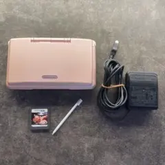 平成レトロ Nintendo DS 本体 ピンク 充電器付き - メルカリ
