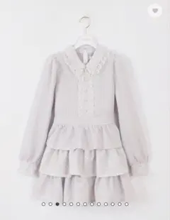 evelyn ハートレースティアードワンピース エブリン