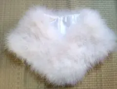 送料込み　ファー　ショール　ホワイト　白　成人式