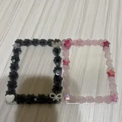 ホイップデコ　ピンク　黒　硬質ケース