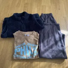 150サイズ AW子ども服まとめ売り ベスト・ロンT・パンツ セット