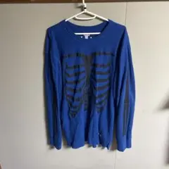 Supreme Hanes Bones Thermal ボーン 骨 サーマル 青