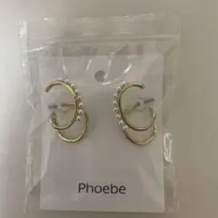 【新品】Phoebe ダブルアーチパールピアスのサムネイル