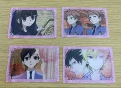 桜蘭高校ホスト部 コラボカフェ クリアカード 4枚セット