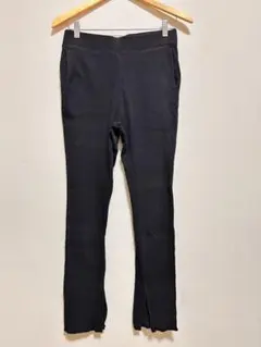 ユニクロ　リブレギンスパンツ　ブラック