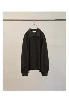 ANCELLM / HALF ZIP POLO LS SHIRTS(BLACK) - メルカリ