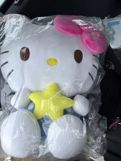 ハローキティ 大きめぬいぐるみ 星付き