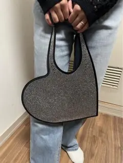 Coperni ベイビーハート ショルダーバッグ ミニ ブラック Crossbody Baby Heart Tote Bag – Coperni