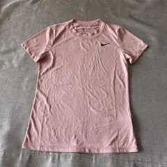【美品】NIKE ナイキ DRI-FIT ワンポイント半袖T ピンク XSのサムネイル
