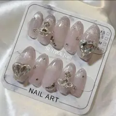 ネイルチップ ワンホン 韓国 オーダー マグネット ちゅるん キラキラ 上品