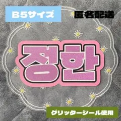 在庫限定価格！ネームボード うちわ文字 ジョンハン JEONGHAN