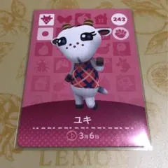 どうぶつの森 amiiboカード ユキ
