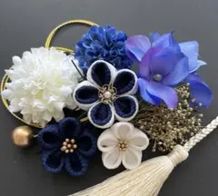 髪飾り　つまみ細工　成人式　卒業式　和装10点セット