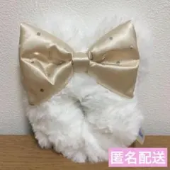 東京ディズニーリゾート　ミニー　シュシュ　ヘアゴム　ヘアアクセ　リボン　モコモコ