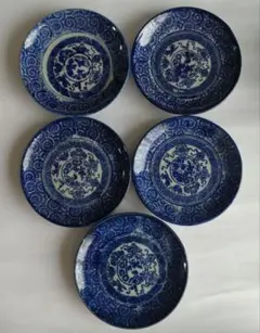 古伊万里　印判　なます皿　明治時代　骨董品　アンティーク