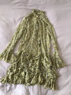 ザディグエヴォルテール◻︎花柄シフォンワンピース◻︎XS