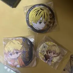 【新品未使用】鬼滅の刃　善逸 缶バッジ 3個セット