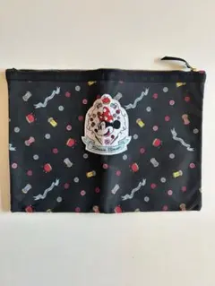 UNIQLOミニーマウス刺繍ポーチ 黒
