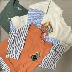 ロンT３点セット　テディベア・セサミ・スヌーピー