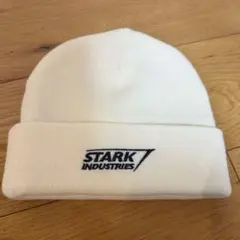 MARVEL Stark Industries ニット帽 ホワイト