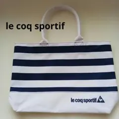 le coq sportif ストライプ トートバッグ