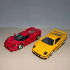 Ferrari F50 & F40 ミニカーセット　京商フェラーリ1/64のサムネイル