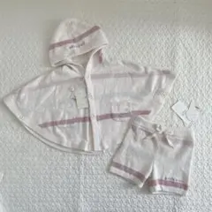 新品タグ付き　ジェラピケ　ベビー　ポンチョ　ズボン　セット　80〜90cm