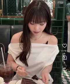 senee satin lace cami topsサテンレースキャミトップスのサムネイル