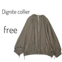 Dignite collier たっぷりギャザーがカワイイ❣️バルーン ブルゾンのサムネイル